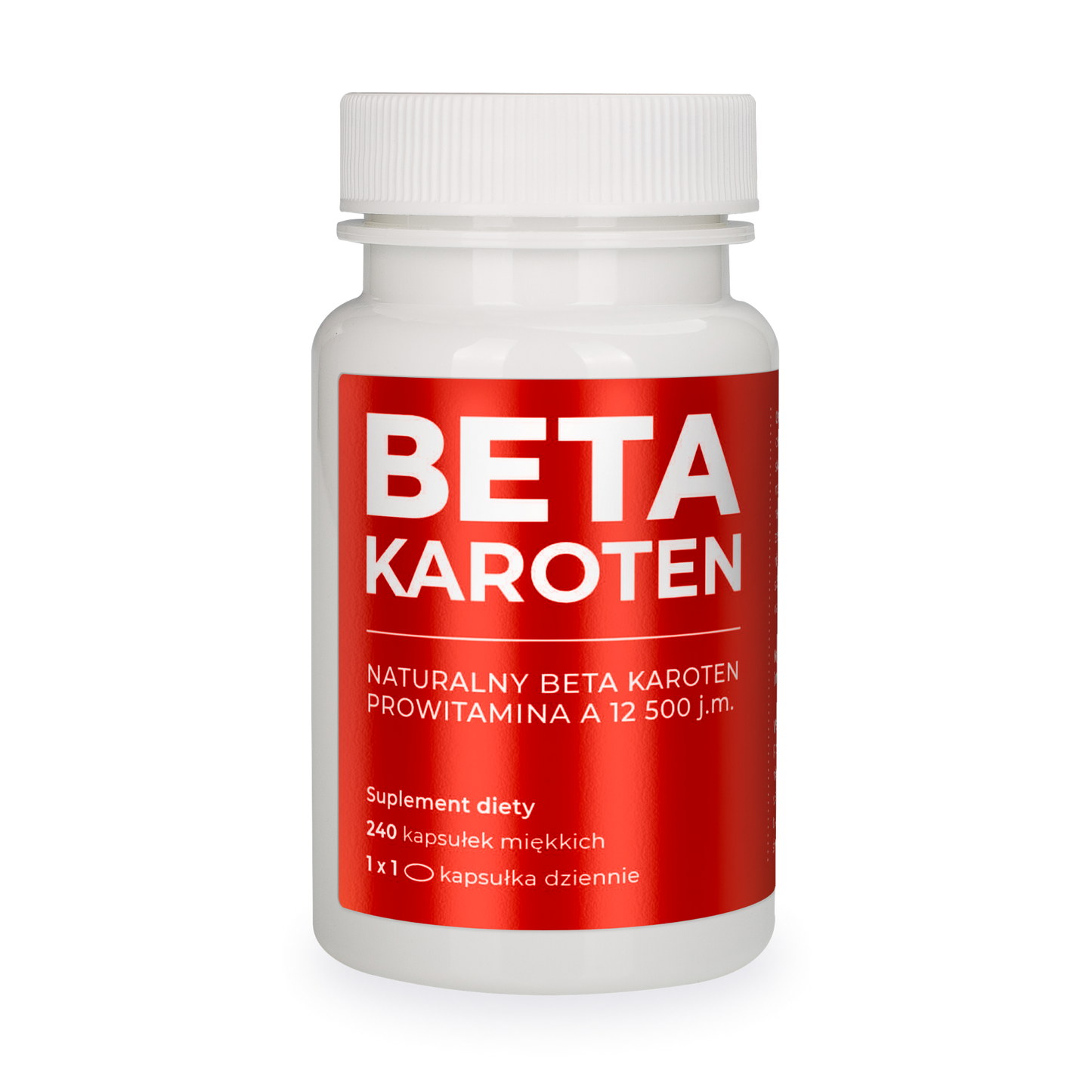 Witamina A - naturalny beta karoten 12 500 IU Visanto