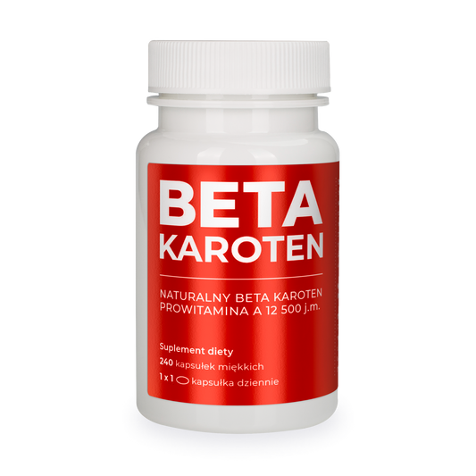 Witamina A - naturalny beta karoten 12 500 IU Visanto