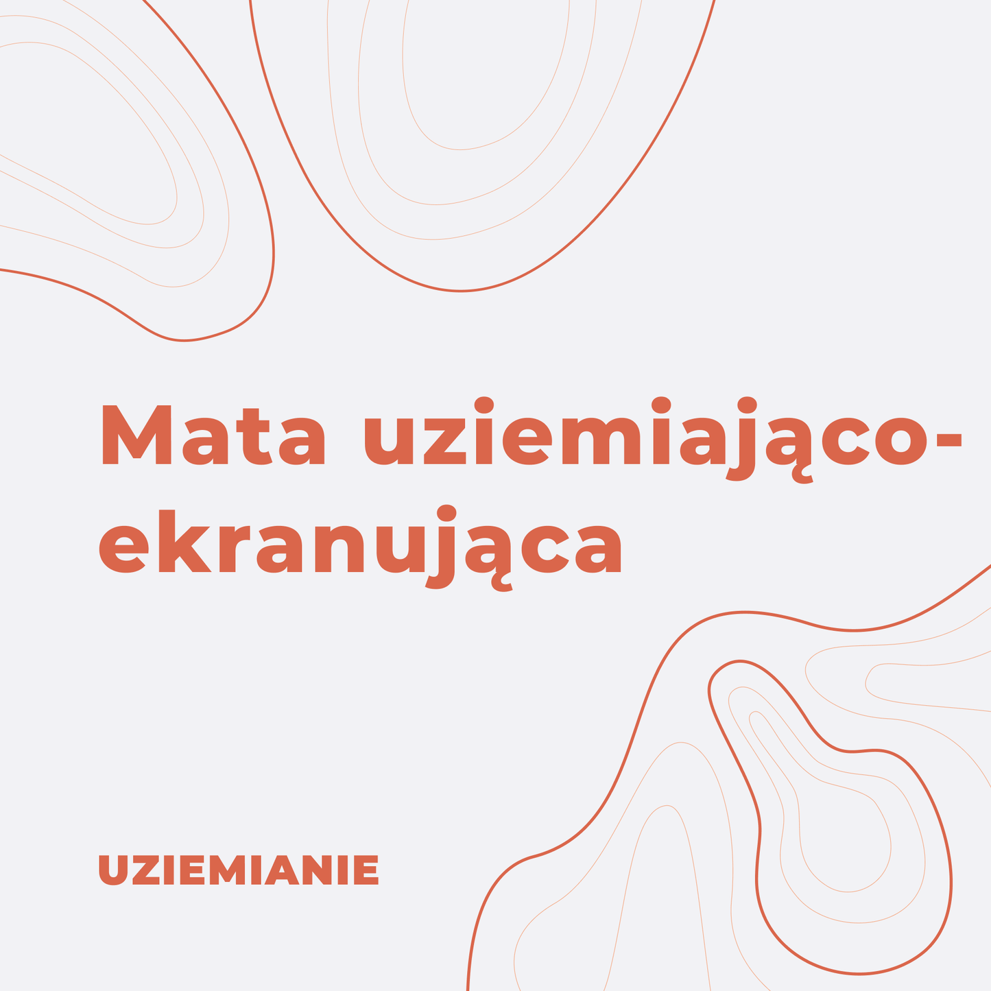 Mata uziemiająco-ekranująca wielofunkcyjna