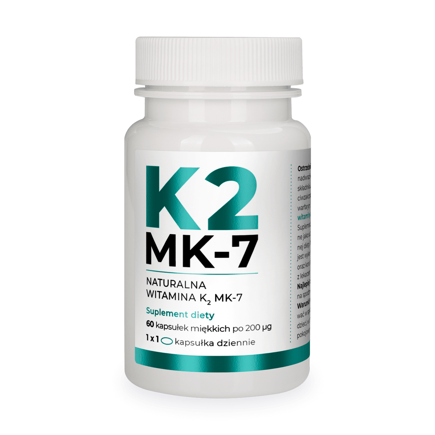 K2 MK-7 200 mcg - naturalna witamina Visanto